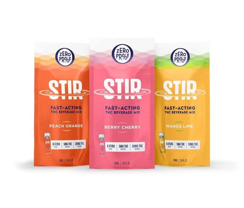 Stir by Zero Proof's Flavorful Sachets Support Controllable Dosing