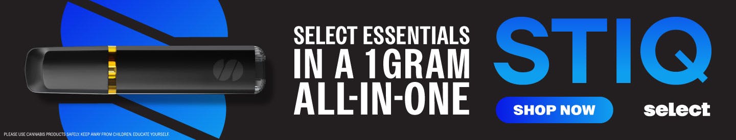 Select Stiq. Select Essentials in a 1 Gram All-in-One. Shop Now