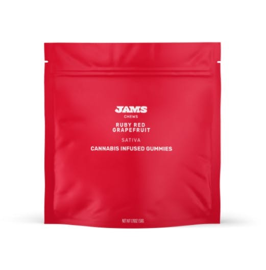 JAMS | Ruby Red Grapefruit Classic Gummies | 100mg 10pk