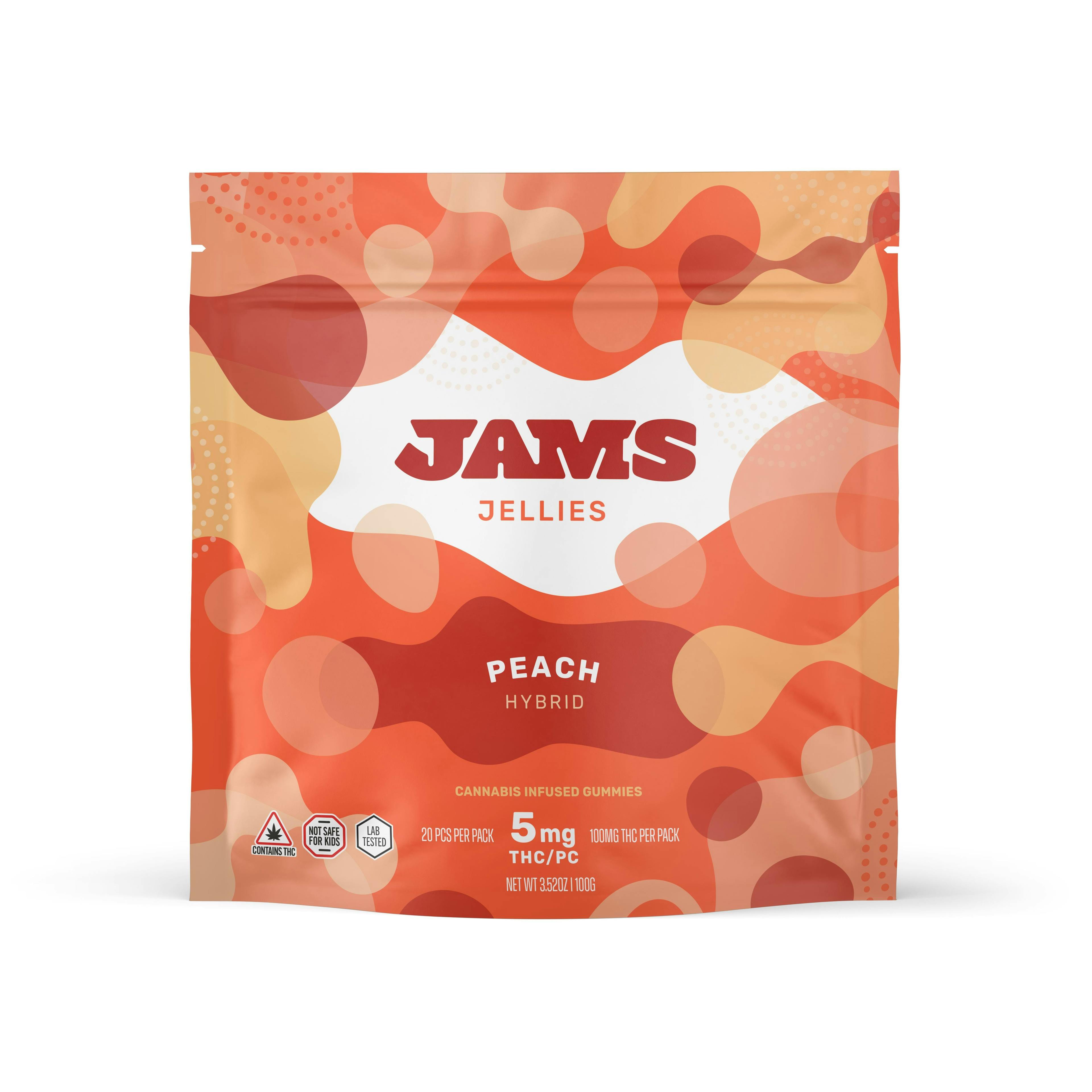 Jellies Peach | 100mg 20 pack
