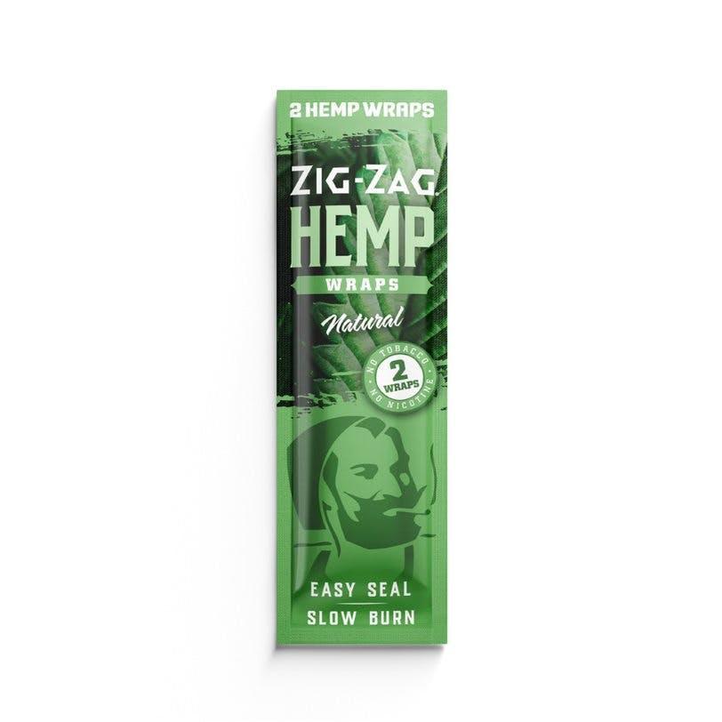 Zig-Zag Hemp Wraps 2pk - Natural