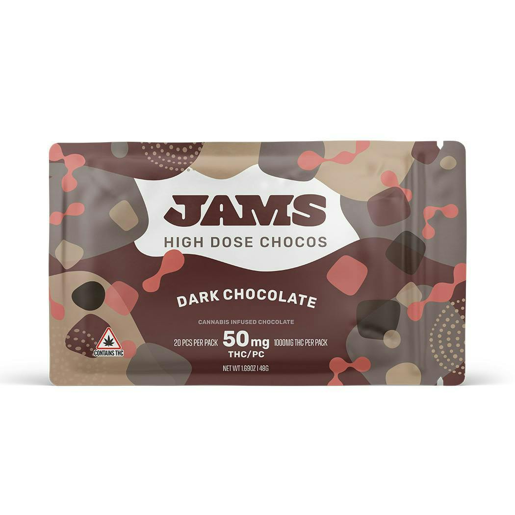JAMS Dark Chocolate High Dose Chocolate 20pk