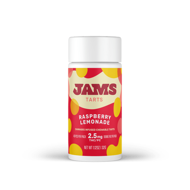 JAMS Raspberry Lemonade Tarts 40 Pack 100mg