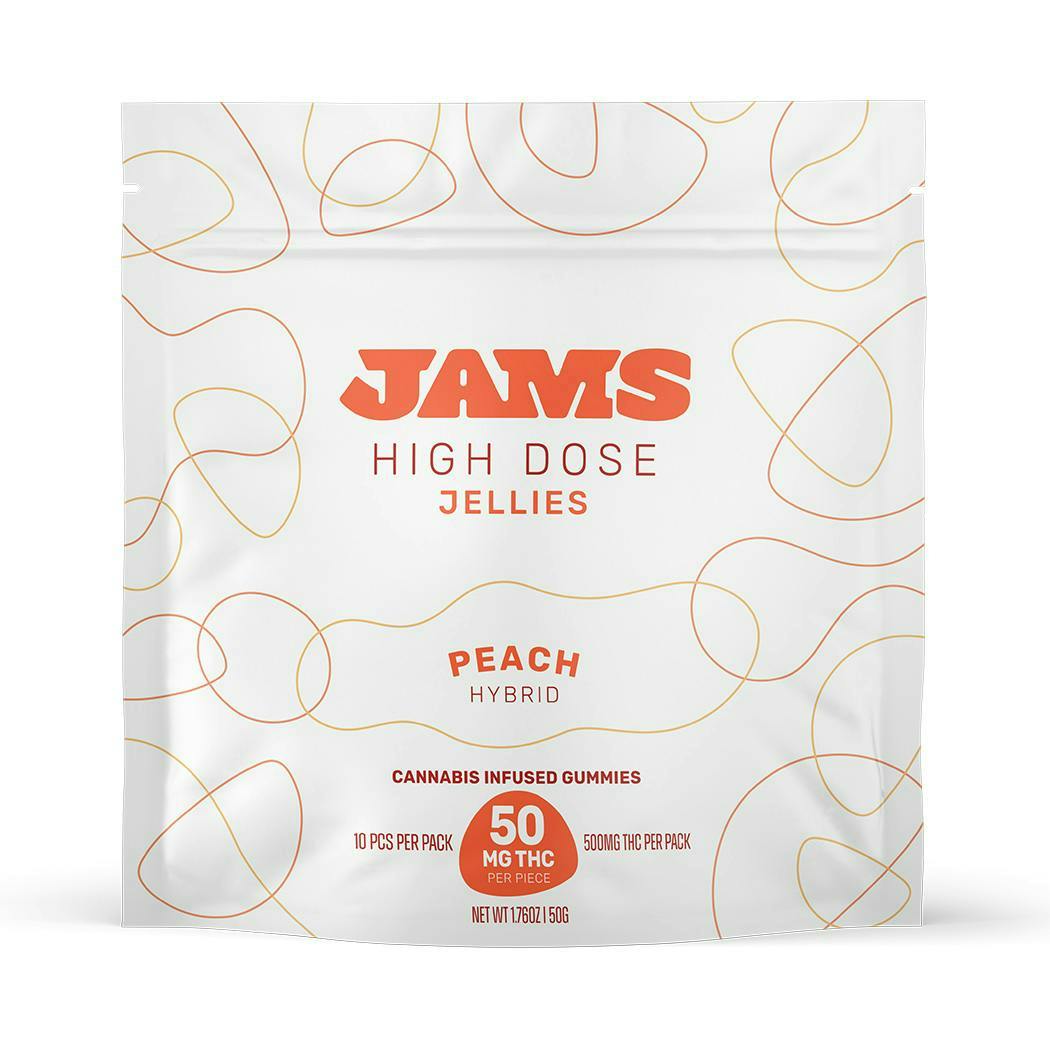 Peach High Dose Jellies 10pk