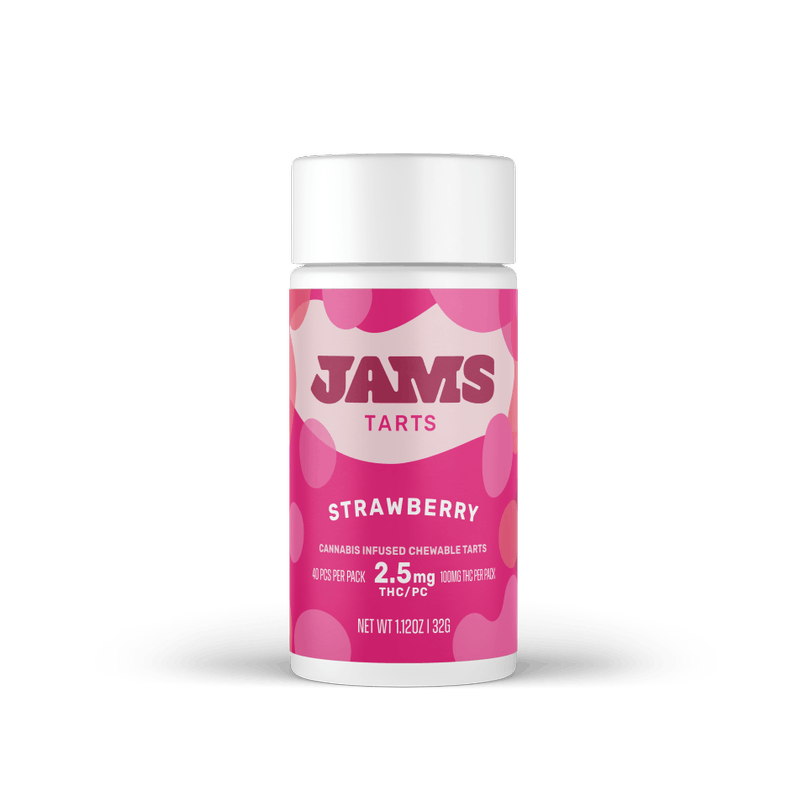 JAMS Strawberry Tarts 40 Pack 100mg