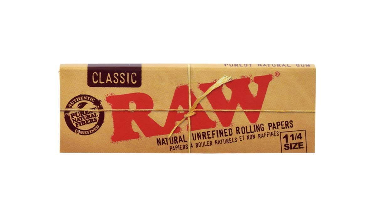 Raw Natural Unrefined Papers 1 1/4 50pk