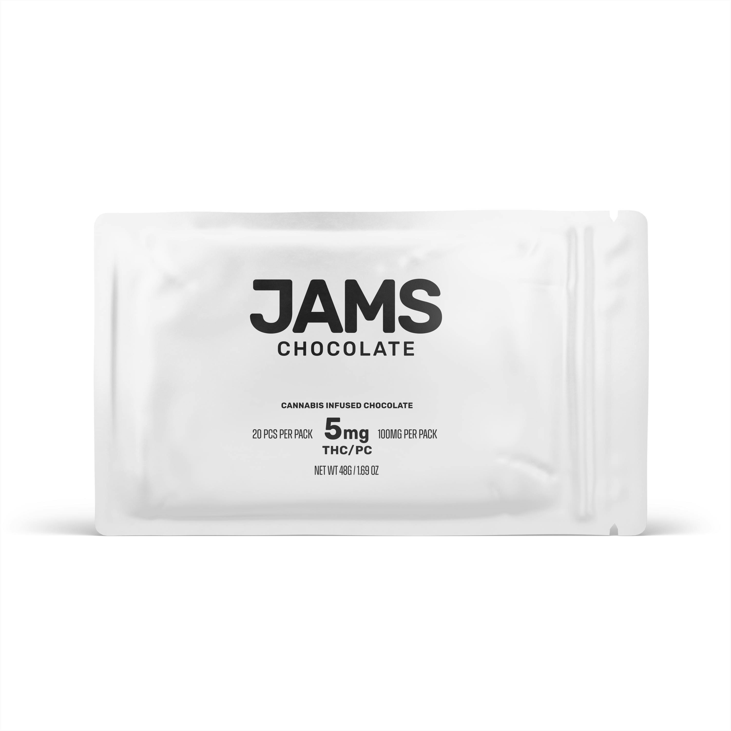 JAMS | Caramel THC Milk Chocolate 20-pack | 100mg