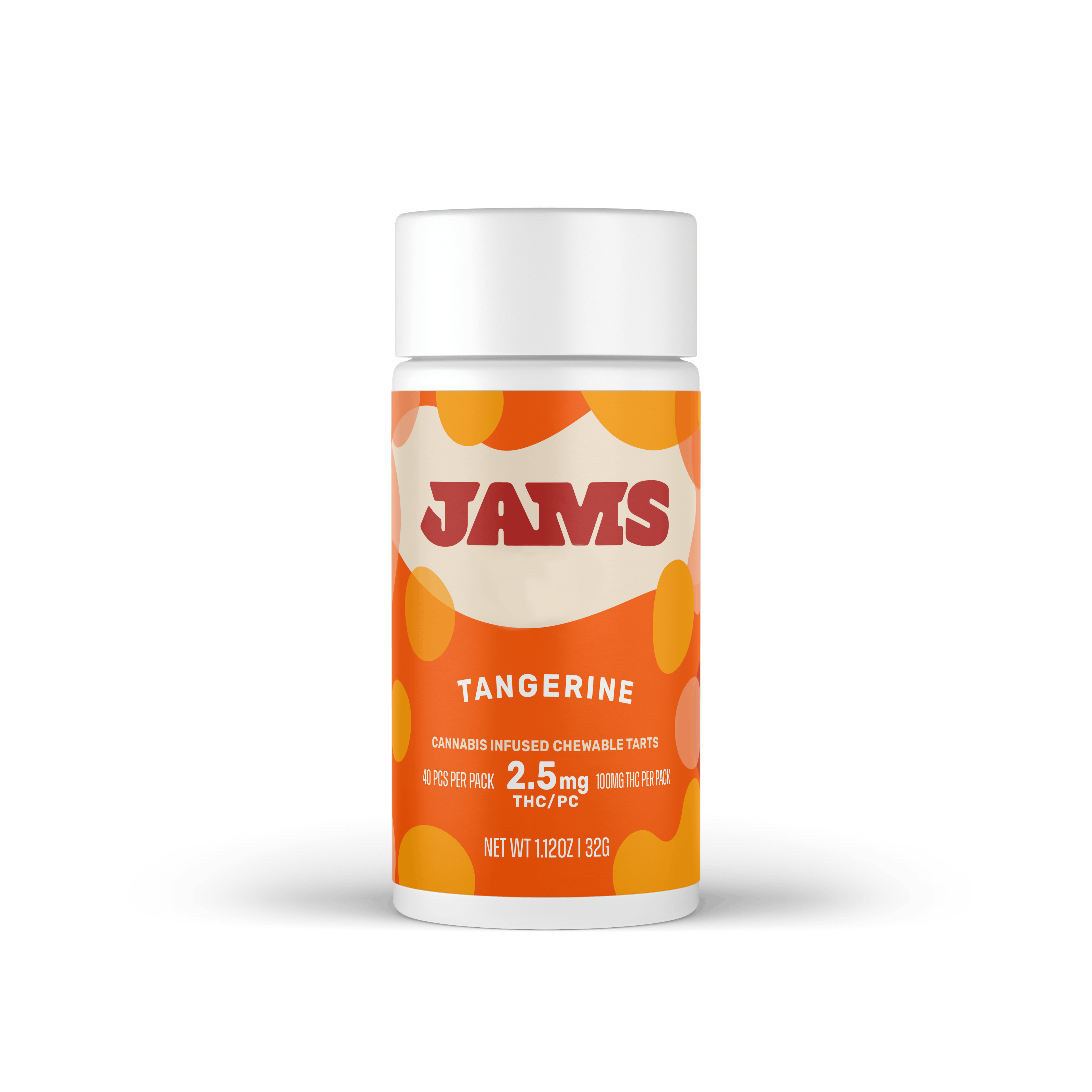 JAMS Tangerine Lozenges [2.5mg] 40pk | 100mg