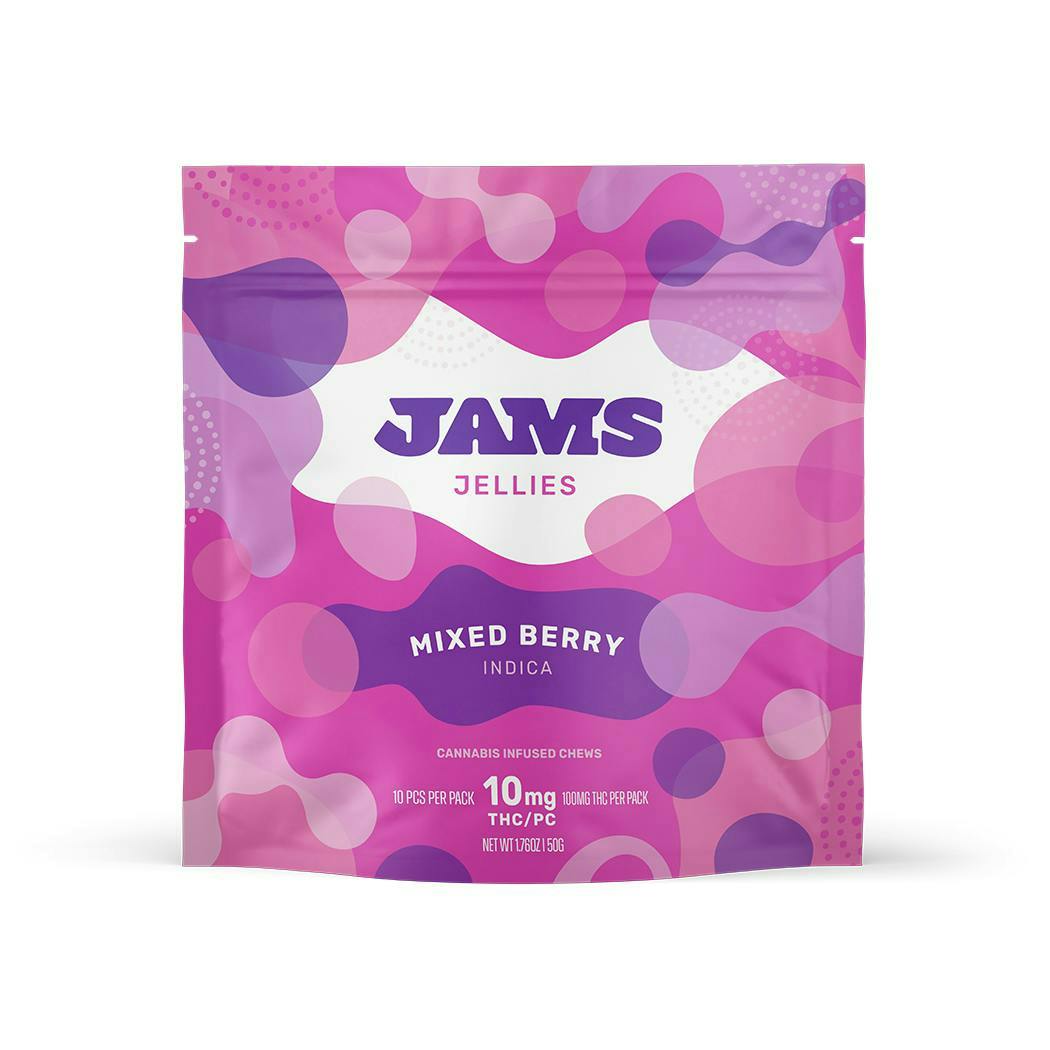 Jellies Mixed Berry 100mg THC (10mg THC per Jelly)