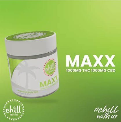 Chill Medicated Maxx 1:1 Body Rub (5mgx200)