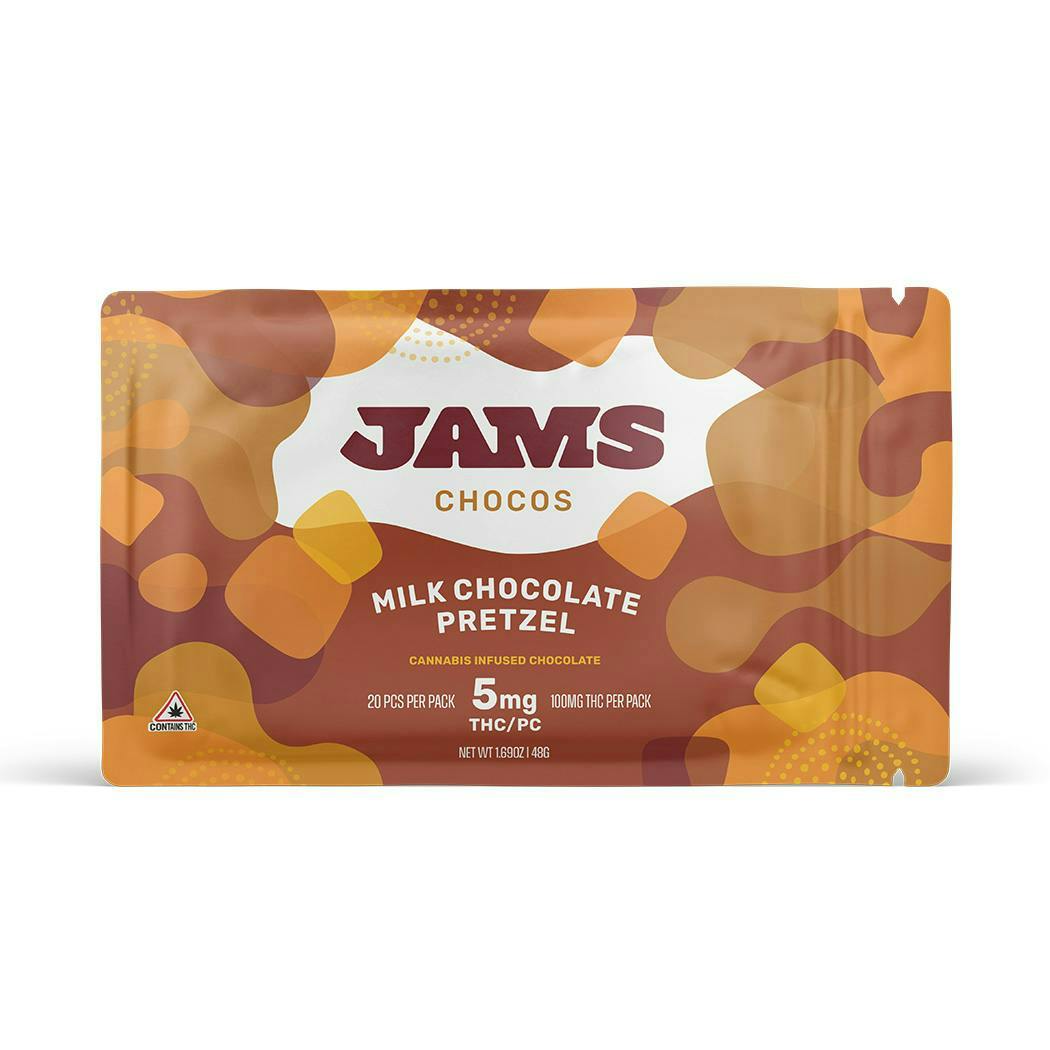 JAMS Milk Pretzel Chocolate | 100mg