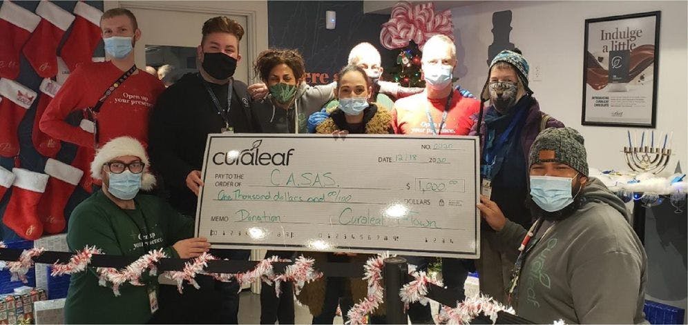 Curaleaf MA donates to The Carrie A. Seaman Animal Shelter